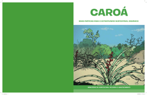 Caderno de Boas Práticas Para o Extrativismo Sustentável Orgânico