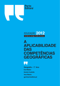 a aplicabilidade das competências geográficas