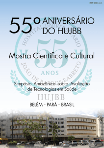 ANAIS DA 1a. MOSTRA CIENTÍFICA E CULTURAL - HUJBB