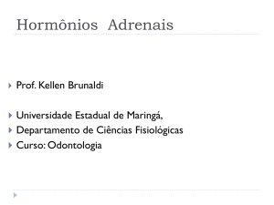 Adrenal - Departamento de Ciências Fisiológicas