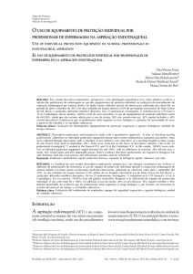 O uso de equipamento de proteção individual