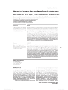 Herpesvírus humano: tipos, manifestações orais e