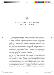 a repetição da pneumonia asiática de 2003