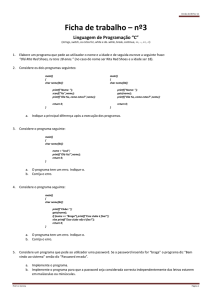 Ficha de trabalho nº3