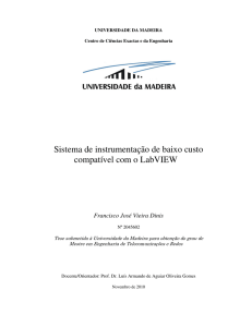 Sistema de instrumentação de baixo custo compatível