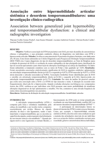 Associação entre hipermobilidade articular sistêmica e desordens