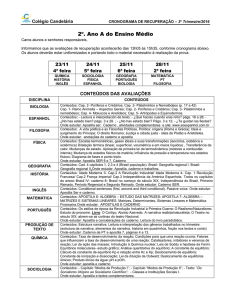 2º. Ano A do Ensino Médio