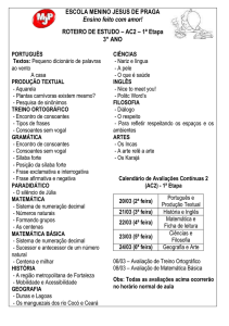 Roteiros AC2 2017 - Escola Menino Jesus de Praga