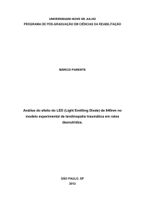 Efeitos da Terapia LED de Baixa Potência em Tendinite do Tendão