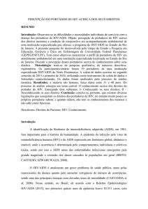 percepção do portador de hiv acerca dos seus direitos