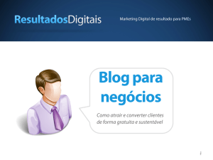 Blog para negócios - Resultados Digitais