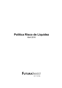 politica de gerenciamento de risco de liquidez