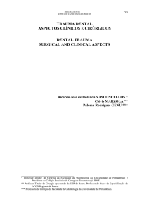 trauma dental - Portal Grupo Nitro