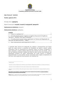 Ministério da Saúde Consultoria Jurídica/Advocacia Geral da