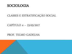 Cap 04 - Classes e Estratificação social