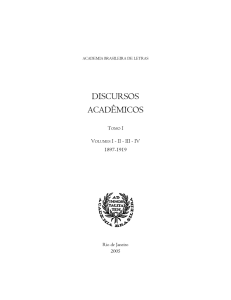 Tomo I.qxd - Academia Brasileira de Letras