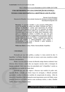 uma retrospectiva da concepção de justiça tendo como referência a