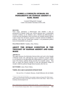 Sobre a condição humana no pensamento de Hannah
