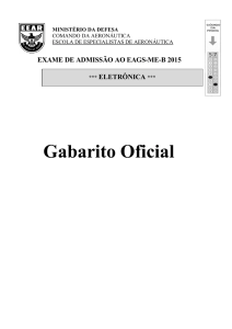 Gabarito Oficial - EEAR