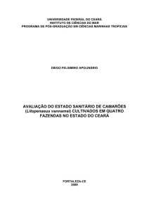 Litopenaeus vannamei - Biblioteca da UFC