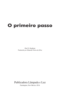 O primeiro passo - El Cristianismo Primitivo