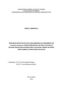 Derivados sintéticos da chalcona inibidores do crescimento