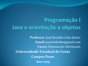 Linguagem e Técnicas em Programação - UEG