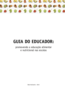 guia do educador - Prefeitura Municipal de Belo Horizonte