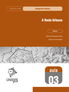 A Rede Urbana