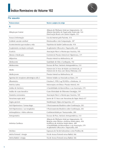 Por assunto - Arquivos Brasileiros de Cardiologia