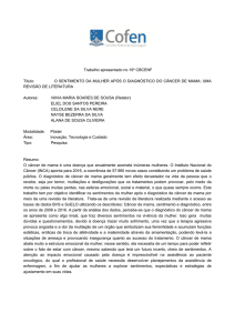 Trabalho apresentado no 19º CBCENF Título: O SENTIMENTO DA