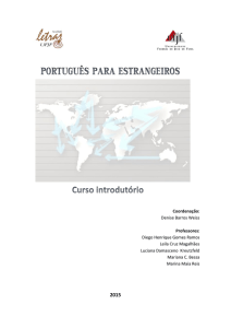 PORTUGUÊS PARA ESTRANGEIROS iniciante