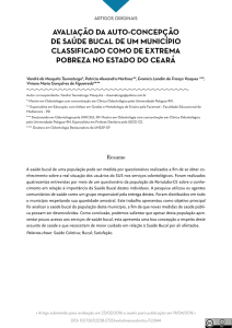 avaliação da auto-concepção de saúde bucal de um município