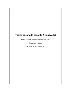 vacina adsorvida hepatite A (inativada)