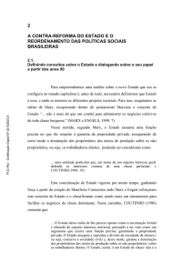 2 a contra-reforma do estado e o reordenamento - DBD PUC-Rio