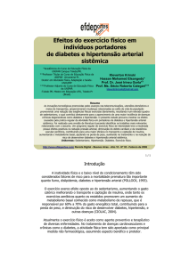 Efeitos do exercício físico em indivíduos