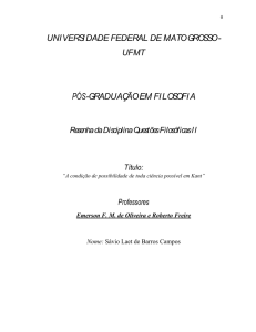 uni versi dade federal de mato grosso - ufmt pós