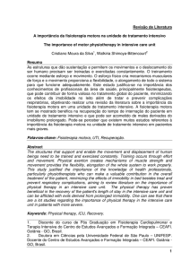 1 Revisão de Literatura A importância da fisioterapia motora