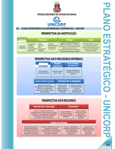 Plano Estratégico da Universidade Corporativa - UNICORP