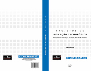 Livro Projetos de Inovação Tecnológica para