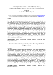 Concepções de alunos e reflexões didáticas sobre a