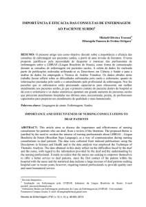 importância e eficácia das consultas de enfermagem