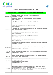 livros 6º ano do ensino fundamental ii 2016 livros didáticos e