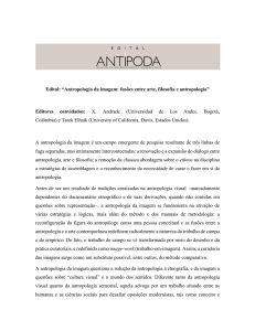 Edital: “Antropologia da imagem: fusões entre arte, filosofia e