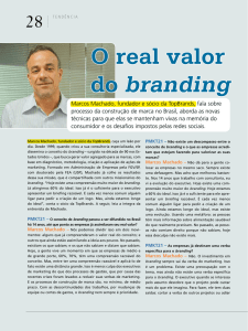 O real valor do branding - TopBrands Consultoria de Branding