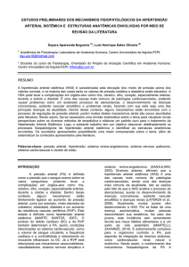 estudos preliminares dos mecanismos fisiopatológicos da