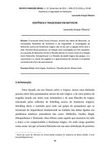 04. EXISTÊNCIA E TRAGICIDADE EM NIETZSCHE Leonardo