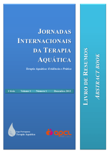I Jornadas Internacionais da Terapia Aquática