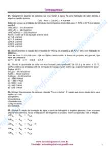 Termoquímica I