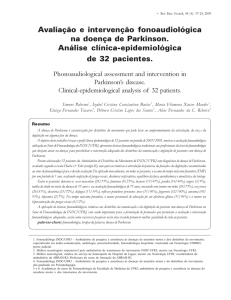 Avaliação e intervenção fonoaudiológica na doença de